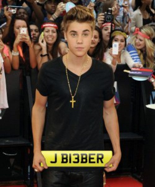 Justin Bieber Number Plate