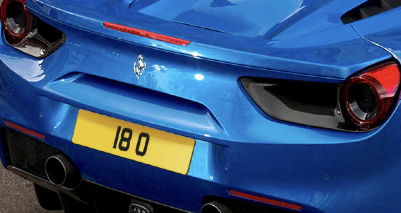 18 O Number Plate Sells for £64,880