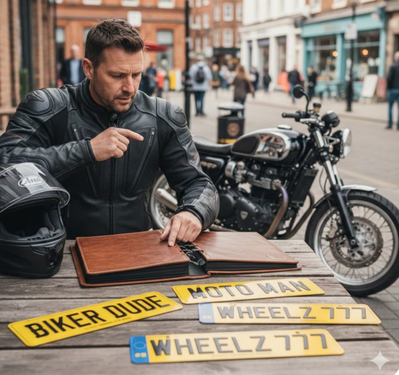 Motorcycle private number Plates